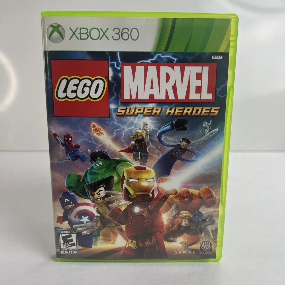 LEGO Marvel Super Heroes (Microsoft Xbox 360, 2013) Complete
